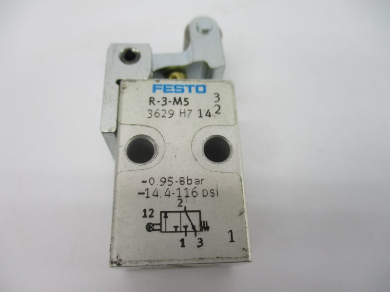 FESTO R-3-M5 3629 -14.4-116PSI UNMP