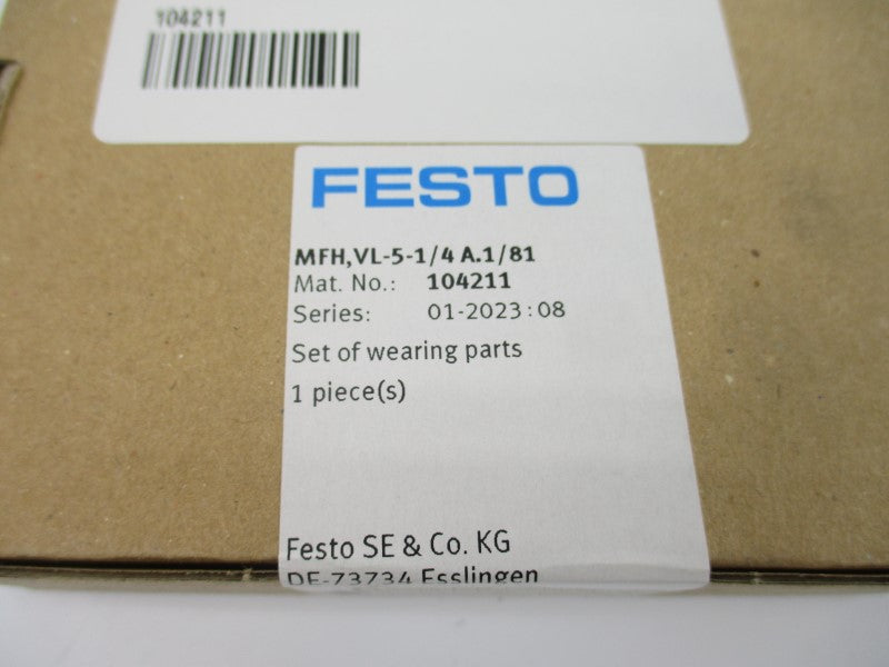 FESTO MFH,VL-5-1/4A.1/81 104211 NSFS