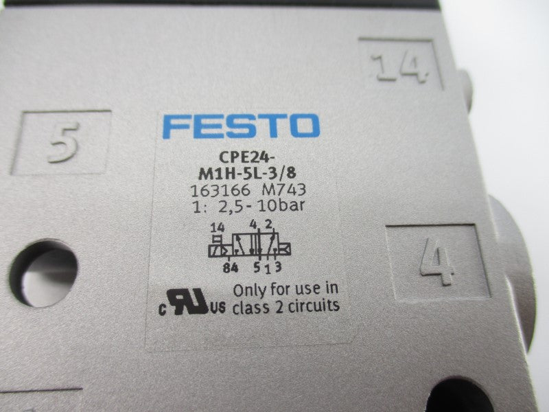 FESTO CPE24-M1H-5L-3/8 163166 24VDC NSNP