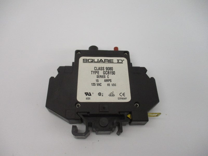 SQUARE D 9080GCB150 SER. C 125VAC 15A NSMP