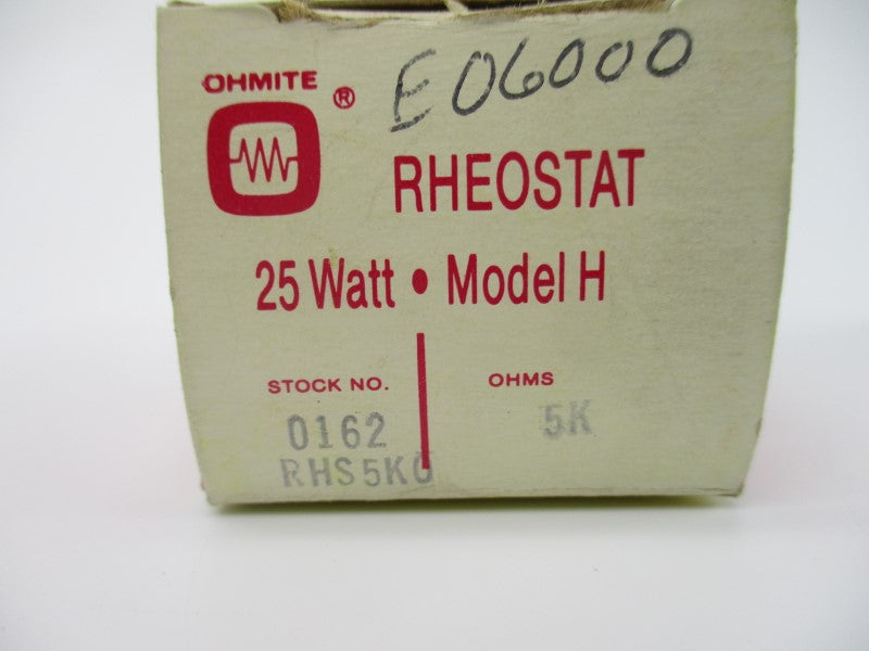 OHMITE RHS5K0 0162 NSMP