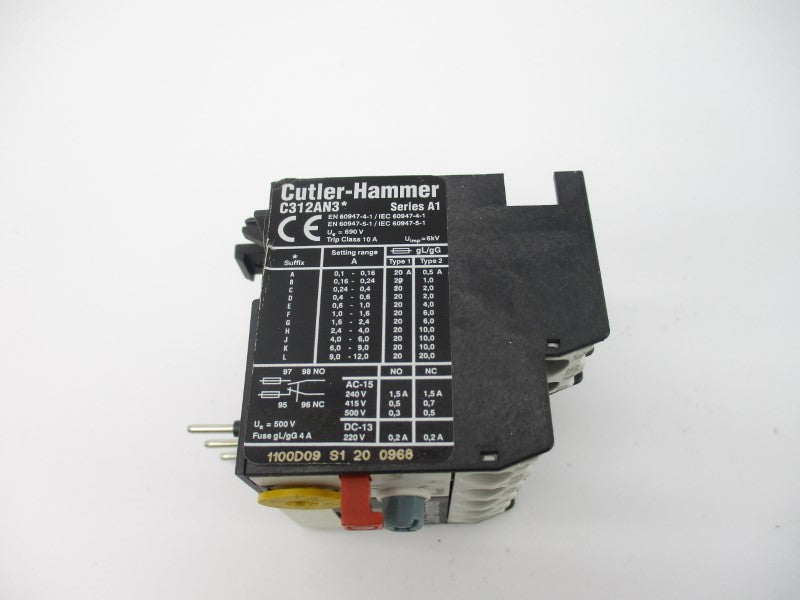 CUTLER HAMMER C312AN3C SER. A1 500V 0.24-0.4A NSMP