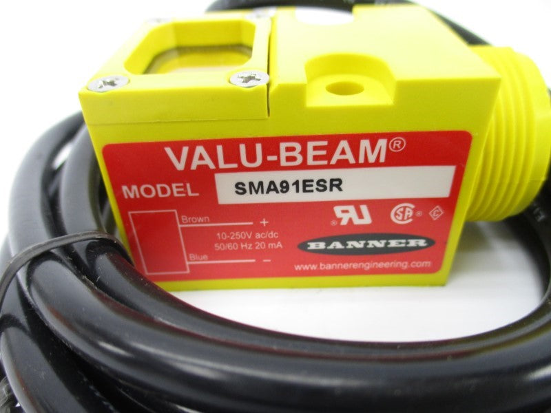 BANNER ENGINEERING SMA91ESR 10-250VAC/DC NSNP