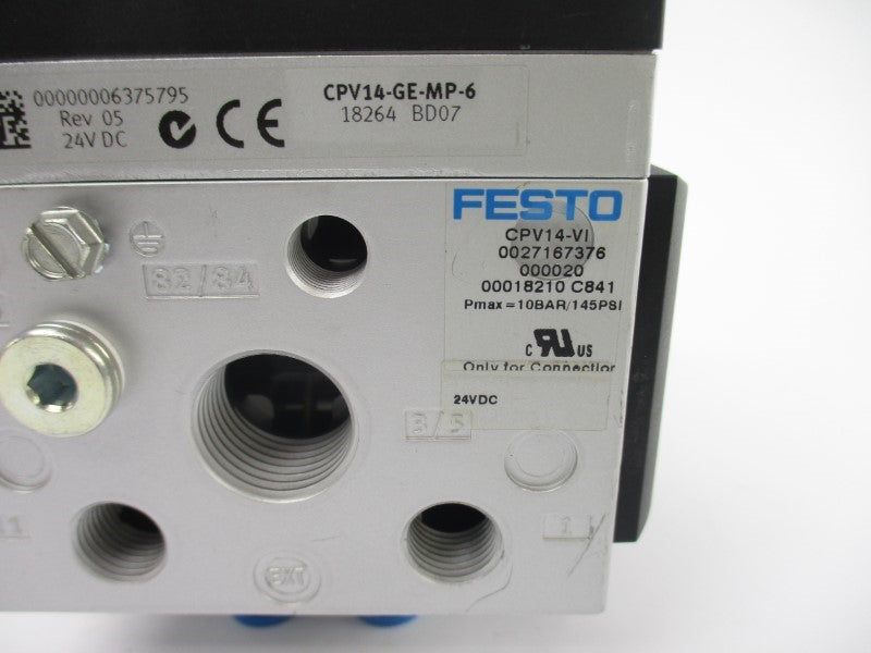 FESTO CPV14-VI 18210 24VDC 145PSI NSNP