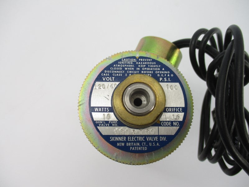 SKINNER ELECTRIC X5D2750 120V 100PSI 1/16" NSNP