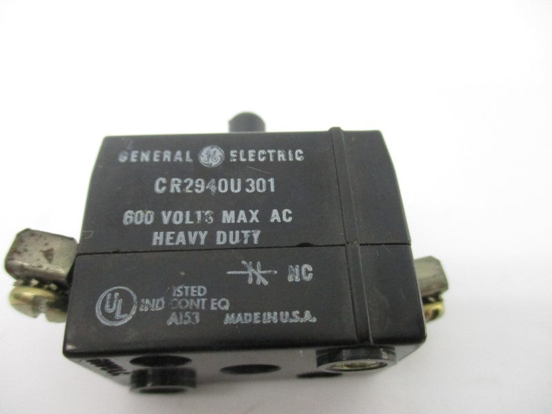 GENERAL ELECTRIC CR2940U301 600VAC (AS PICTURED1) NSNP