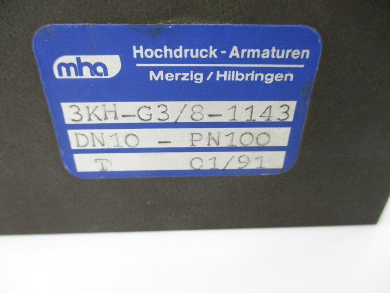 MHA 3KH-G3/8-1143 UNMP