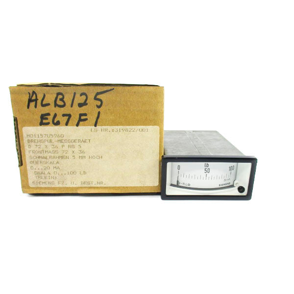 SIEMENS M01157U5960 0-100LB NSMP