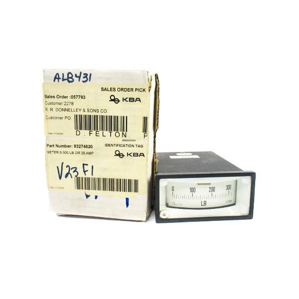 SIEMENS 93274820 0-300LB 20A NSMP