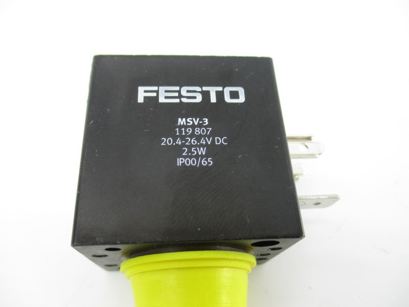 FESTO MSV-3 119807 20.4-26.4VDC NSNP
