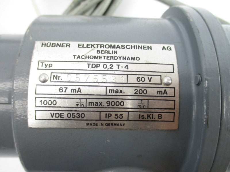 HUBNER ELEKTROMASCHINEN TDP0,2T-4 0575531 60V UNMP