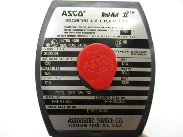 ASCO EF8202G5 110/120V 150PSI 1/2" NSNP