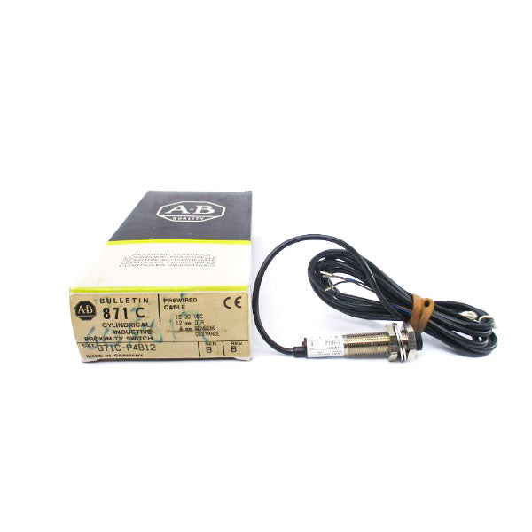ALLEN BRADLEY 871C-P4B12 SER. B 10-30VDC 0.15A (BK/YL) NSMP