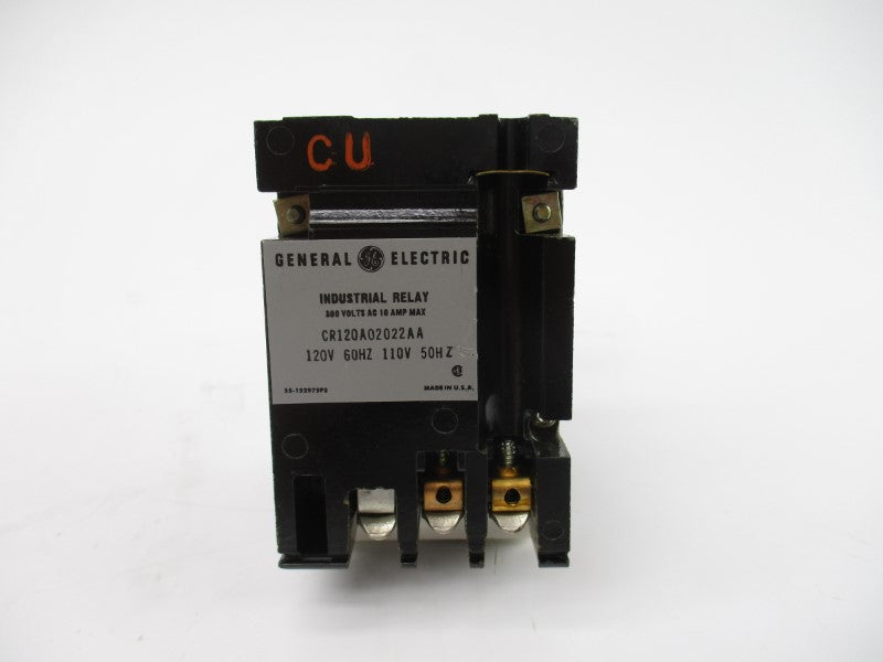 GENERAL ELECTRIC CR120A02022AA SER. A 110/120V 10A NSMP