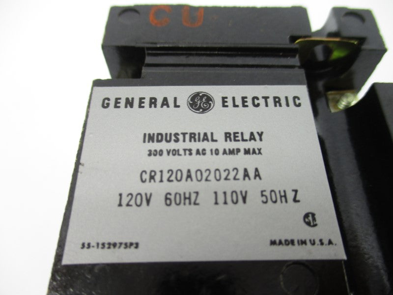 GENERAL ELECTRIC CR120A02022AA 110/120V 10A NSNP