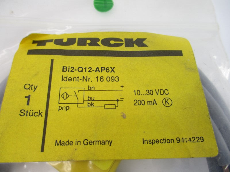 TURCK BI2-Q12-AP6X 16093 10-30VDC NSMP