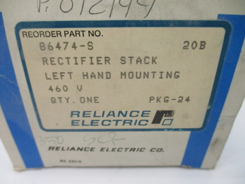 RELIANCE ELECTRIC 86474-S 460V NSMP