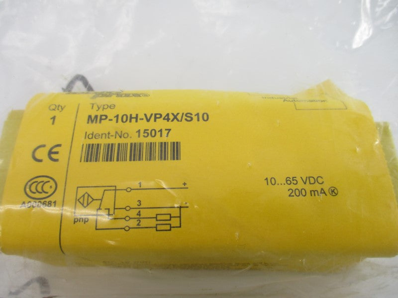 TURCK MP-10H-VP4X/S10 15017 10-65VDC NSMP