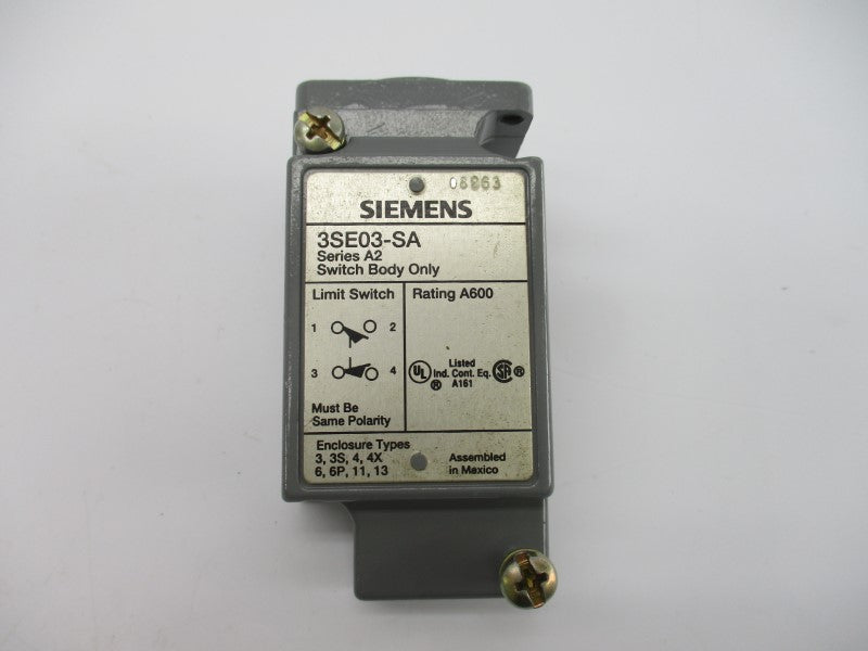 SIEMENS 3SE03-SA SER. A2 NSMP