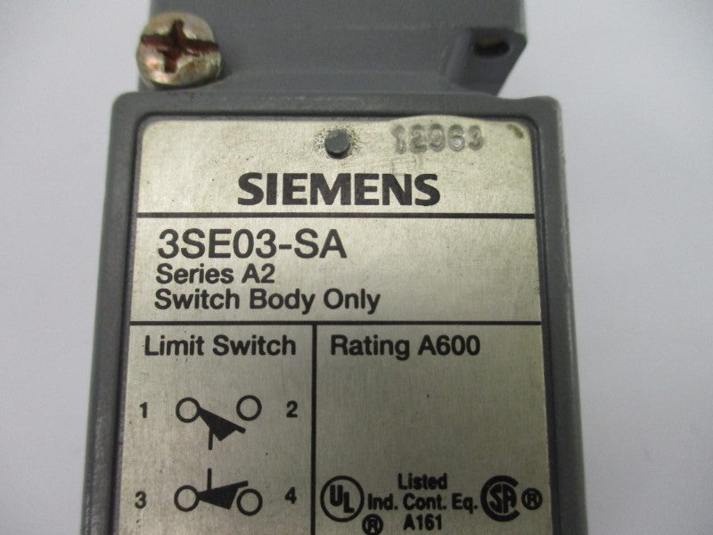 SIEMENS 3SE03-SA SER. A2 W/ 3SE03-DW1 NSNP