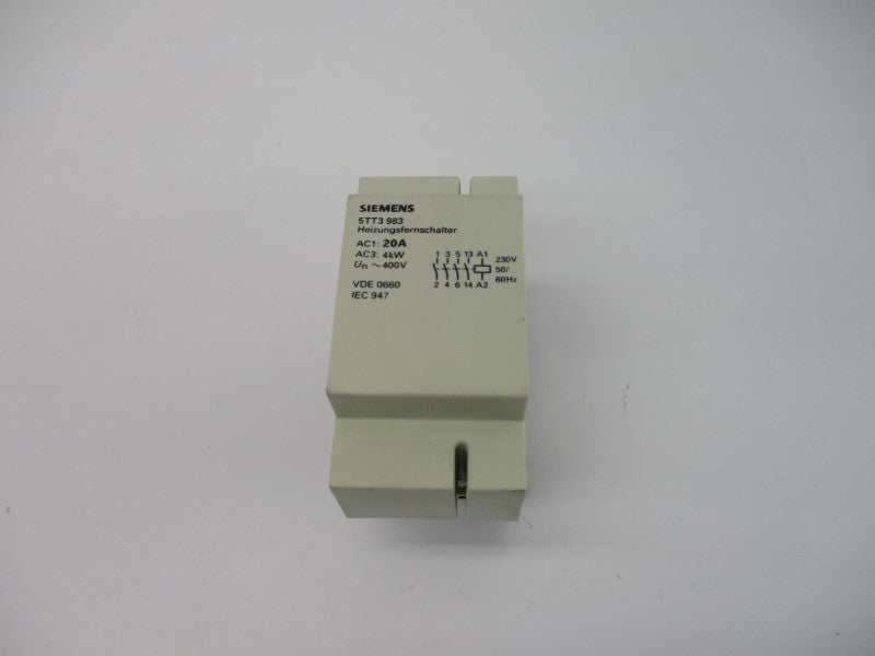 SIEMENS 5TT3983 230V 20A (AS PICTURED) NSNP
