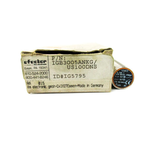 IFM EFECTOR IG5795 IGB3005ANKG/US100DNS 10-36VDC NSMP