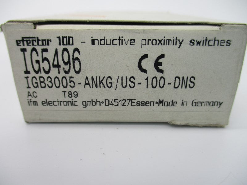 IFM EFECTOR IG5496 IGB3005-ANKG/US-100-DNS 18-36VDC NSMP