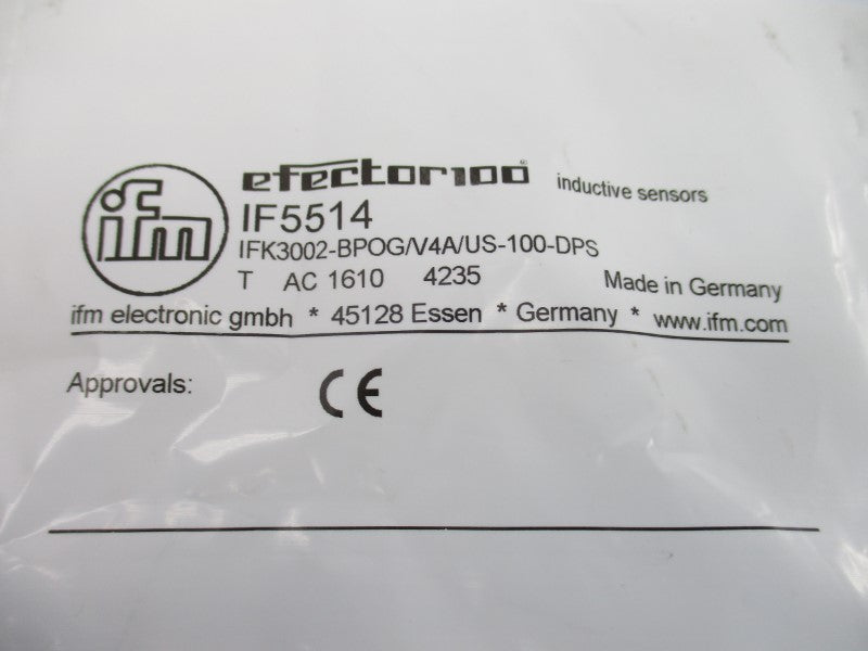 IFM EFECTOR IF5514 IFK3002-BPOG/V4A/US-100-DPS NSMP