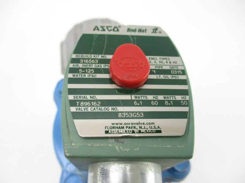 ASCO 8353G53 440/480V 5-125PSI 1" (AS PICTURED) UNMP