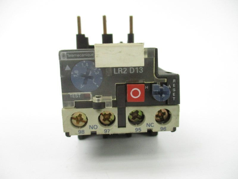 TELEMECANIQUE LR2D1306 600VAC 1-1.6A (AS PICTURED1) NSNP