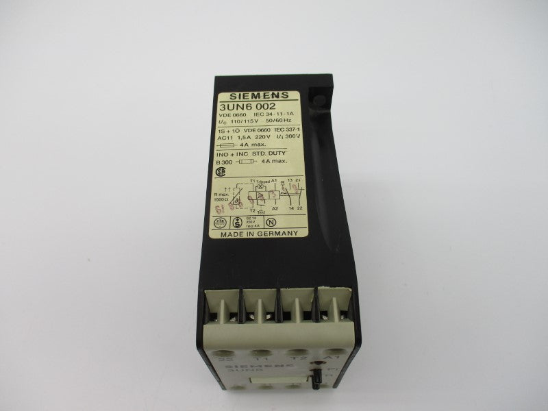 SIEMENS 3UN6002 110/115V 4A NSMP