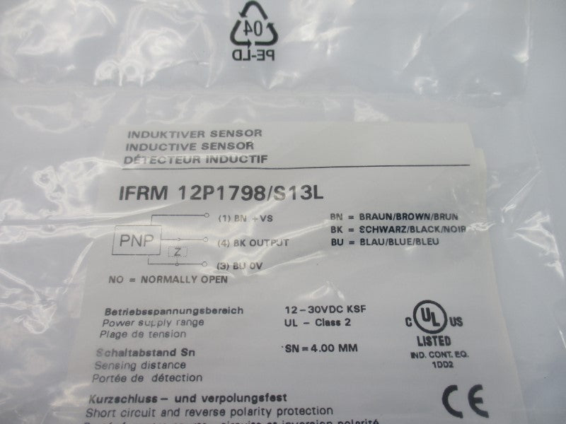 BAUMER IFRM12P1789/S13L 12-30VDC NSMP