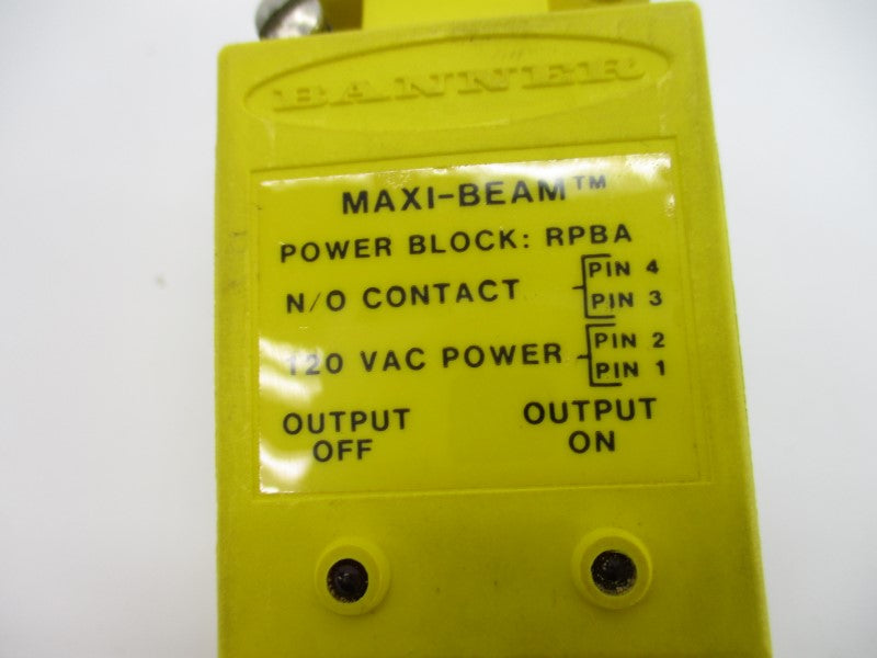 BANNER ENGINEERING RPBA 120VAC UNMP
