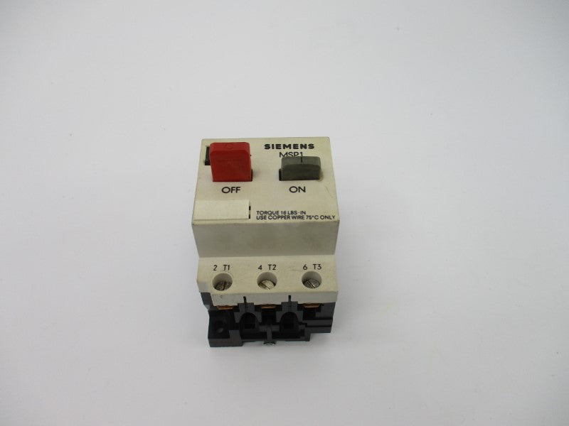 SIEMENS MSP10M 600VAC 5.0-8.0A NSNP