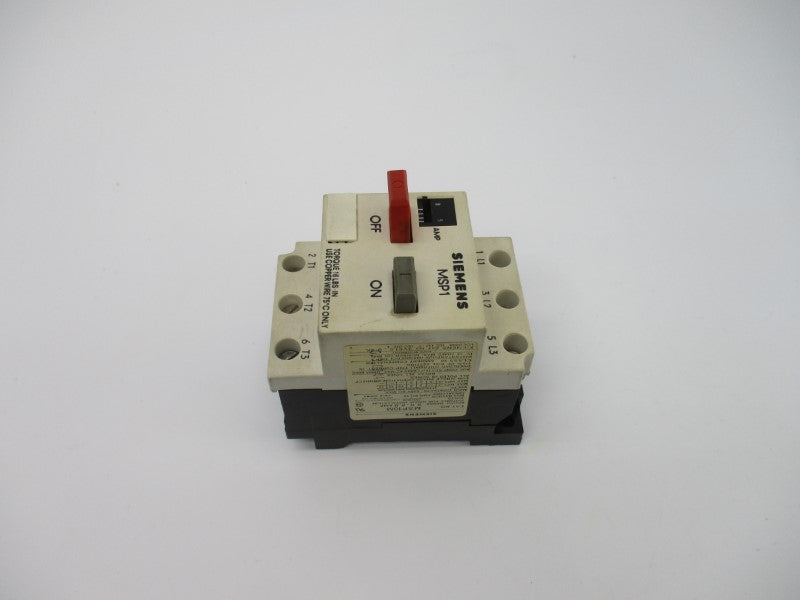 SIEMENS MSP10M 600VAC 5.0-8.0A NSNP