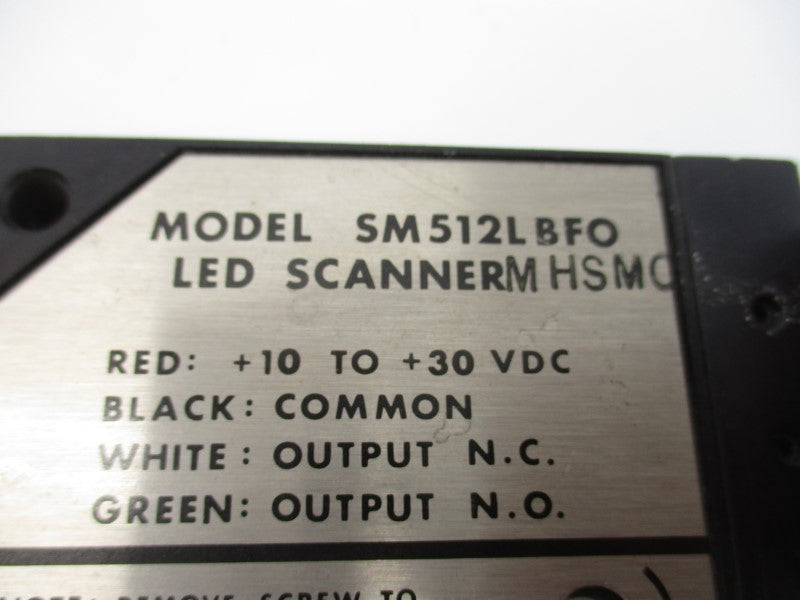 BANNER ENGINEERING SM512LBFO 10-30VDC UNMP