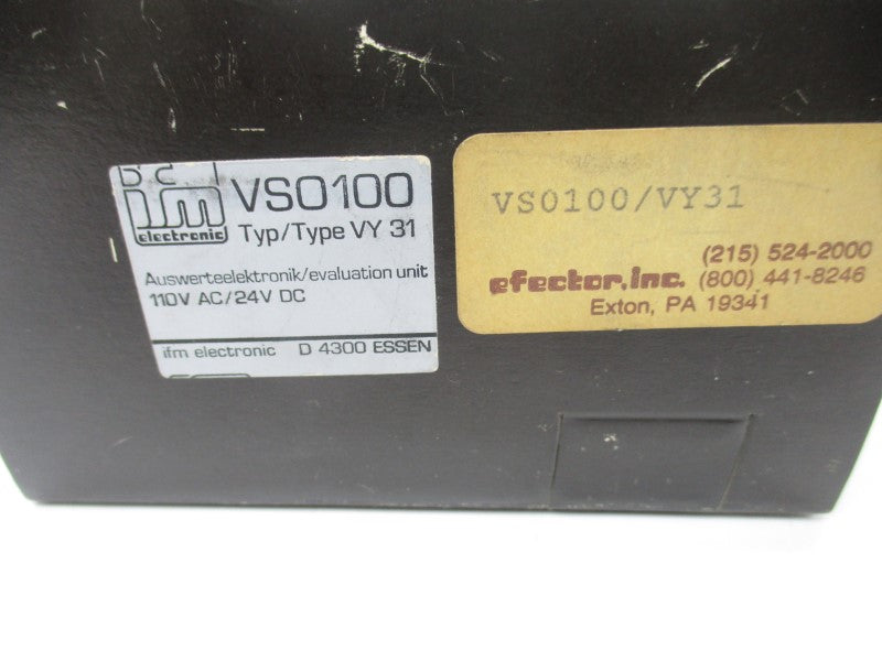 IFM EFECTOR VS0100/VY31 110VAC NSMP