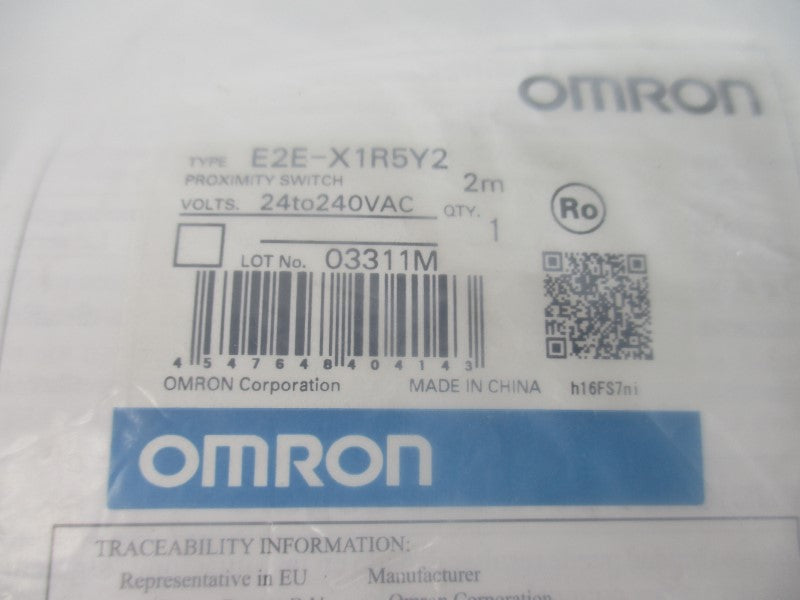 OMRON E2E-X1R5Y2 24-240VAC 2M NSMP