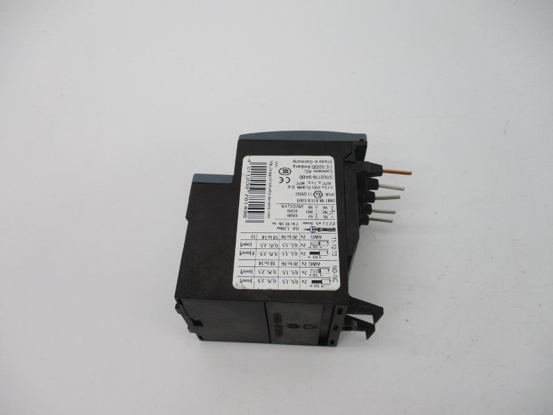 SIEMENS 3RU2116-0AB0 600VAC 0.11-0.16A NSNP