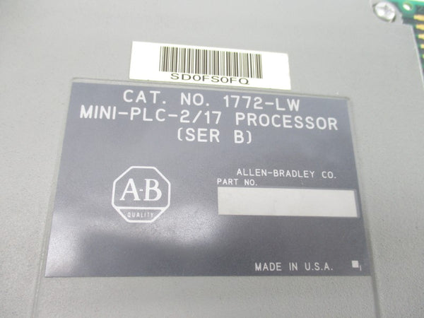 ALLEN BRADLEY 1772-LW SER. B F/W B (NO KEY) UNMP
