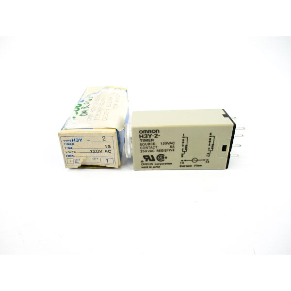 OMRON H3Y-2 120VAC 5A 1S NSMP