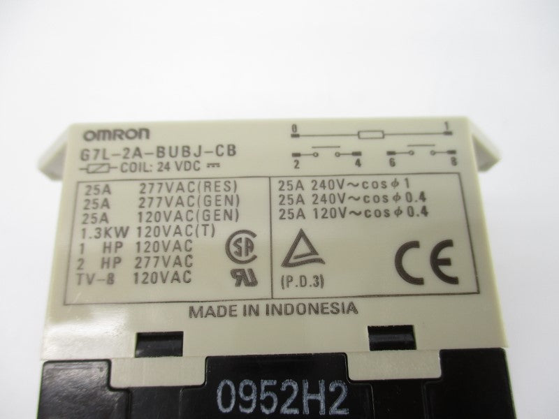 OMRON G7L-2A-BUBJ-CB 24VDC 25A NSNP