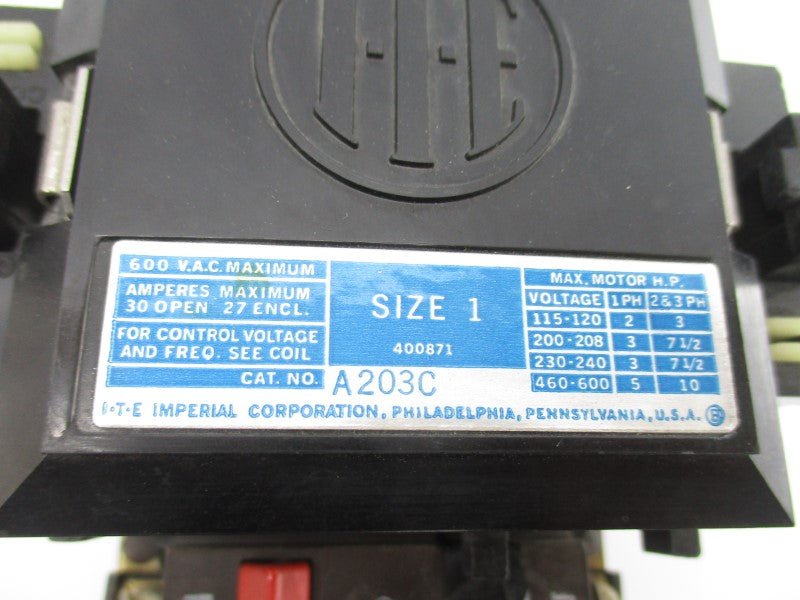ITE A203C 110/120V 30A UNMP