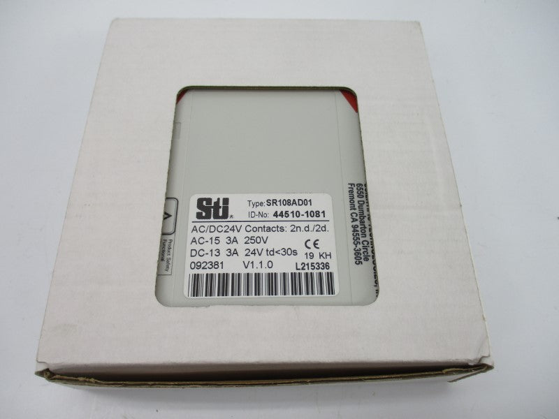 STI 44510-1081 SR108AD01 24VAC/DC 3A NSMP
