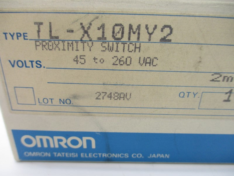 OMRON TL-X10MY2 45-260VAC 2M NSMP
