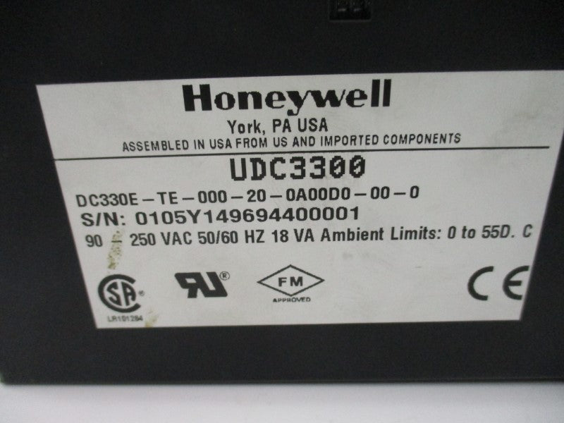 HONEYWELL DC330E-TE-000-20-0A00D0-00-0 90-250VAC NSNP