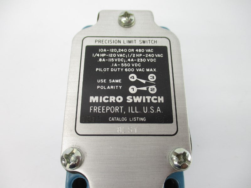 MICRO SWITCH 8LS1 600VAC 10A (AS PICTURED) NSNP