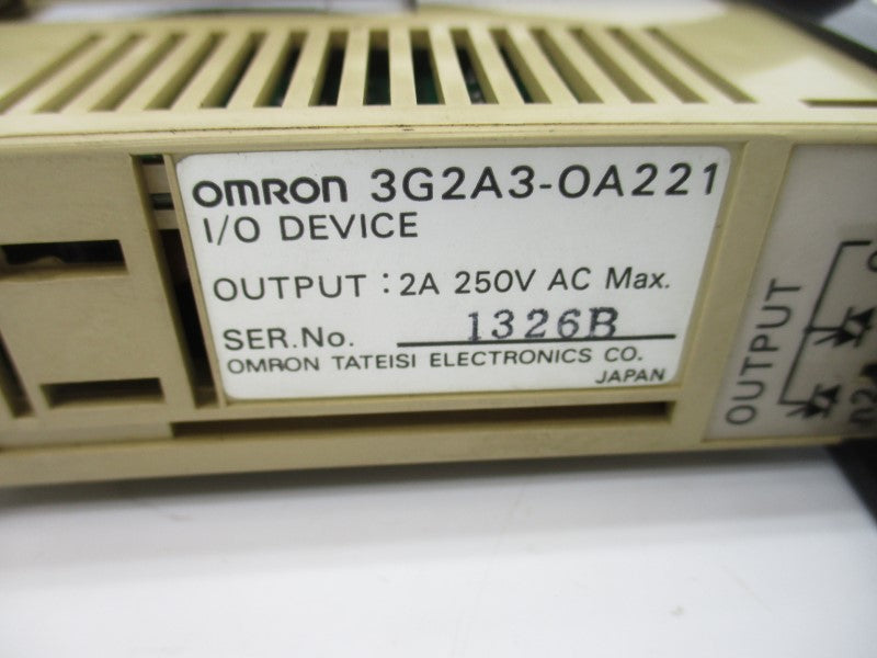 OMRON 3G2A3-OA221 250VAC 2A (AS PICTURED) UNMP