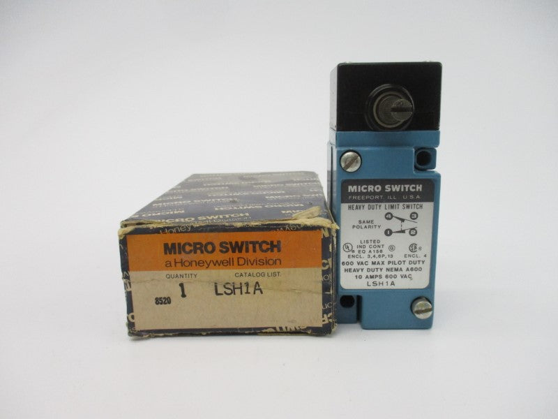 MICRO SWITCH LSH1A 600VAC 10A NSMP
