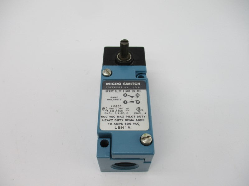 MICRO SWITCH LSH1A 600VAC 10A NSMP